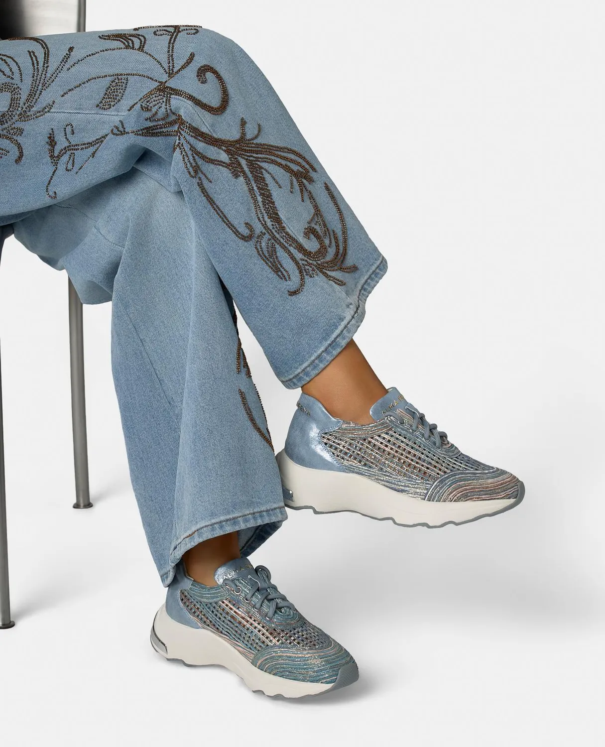 Alma en Pena V2652607 sneakers plateforme multi bleu
