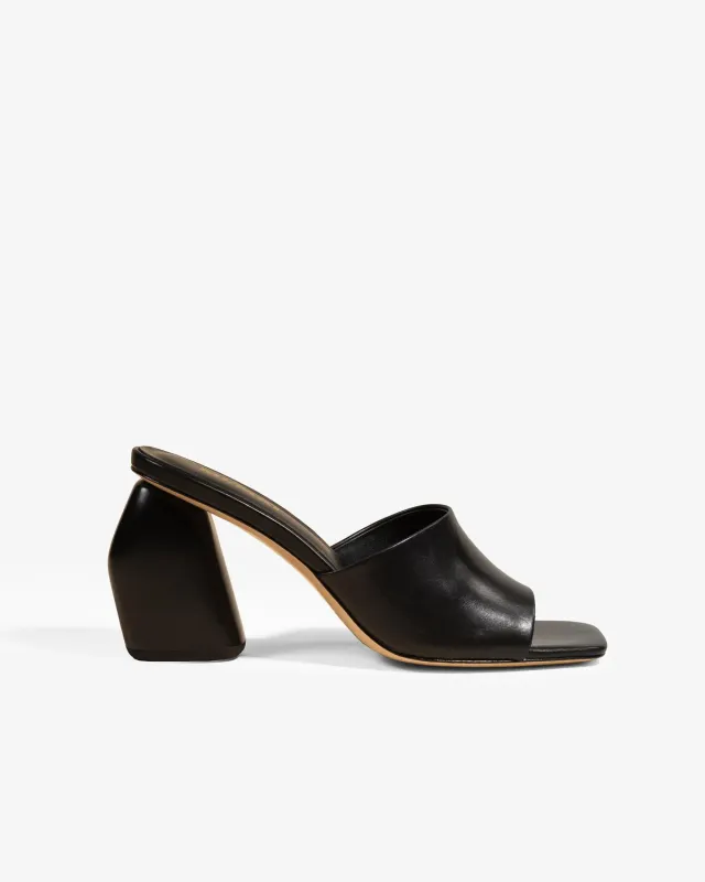 Mi/Mai Gemma High mules noir mat talon 8 cm