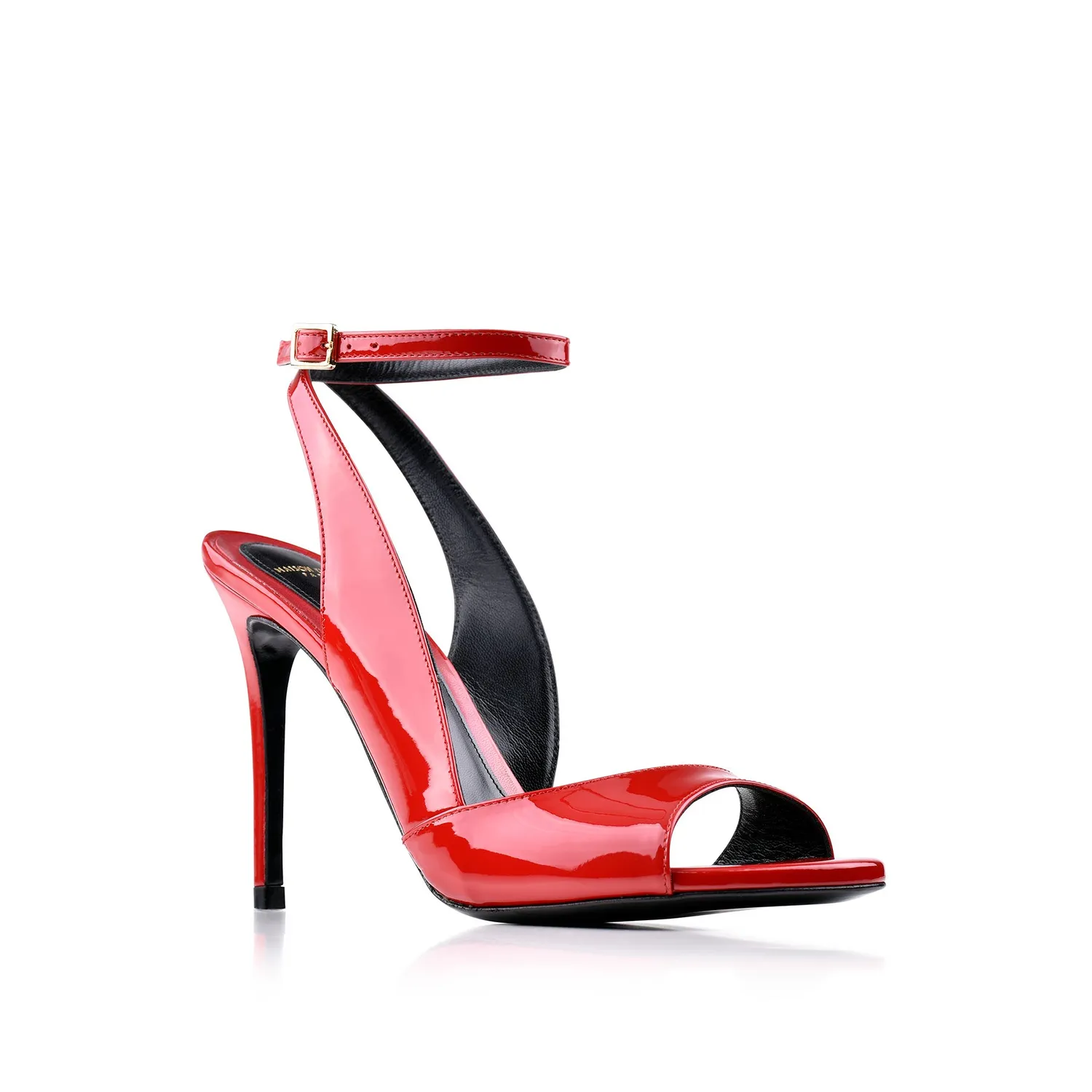 Maison Ernest Flavien 100 sandales rouge cuir vernis