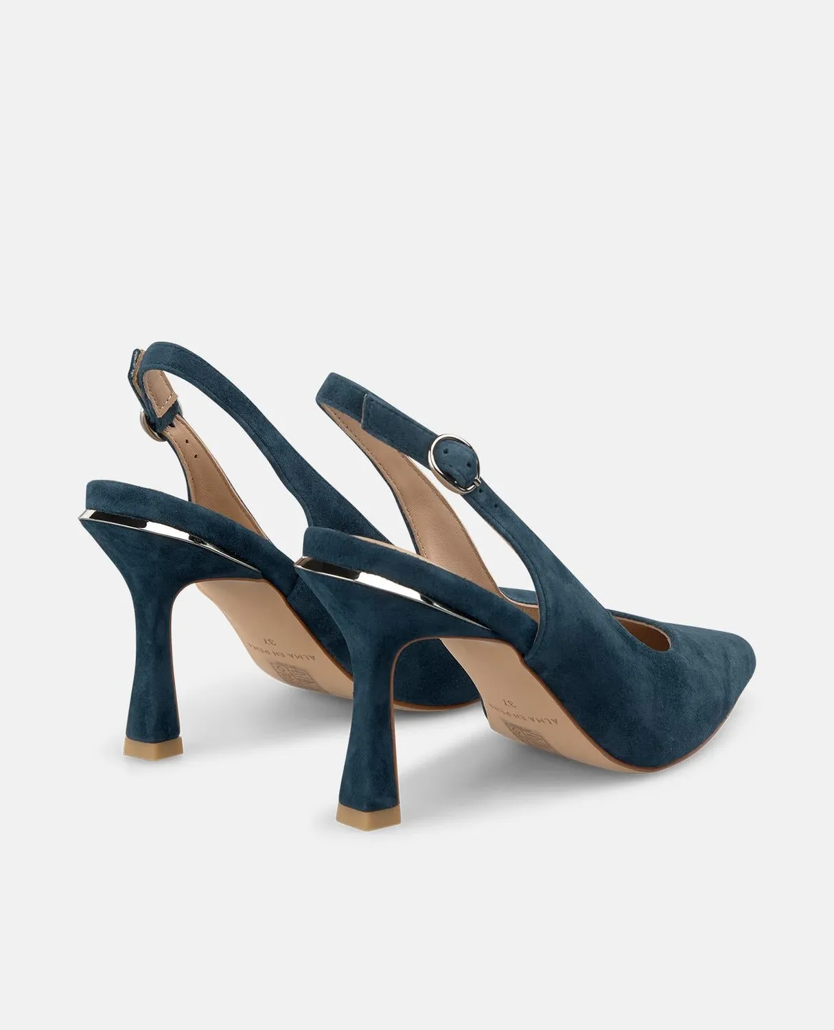 ALMA EN PENA V261800 escarpins slingback bleu 9 cm