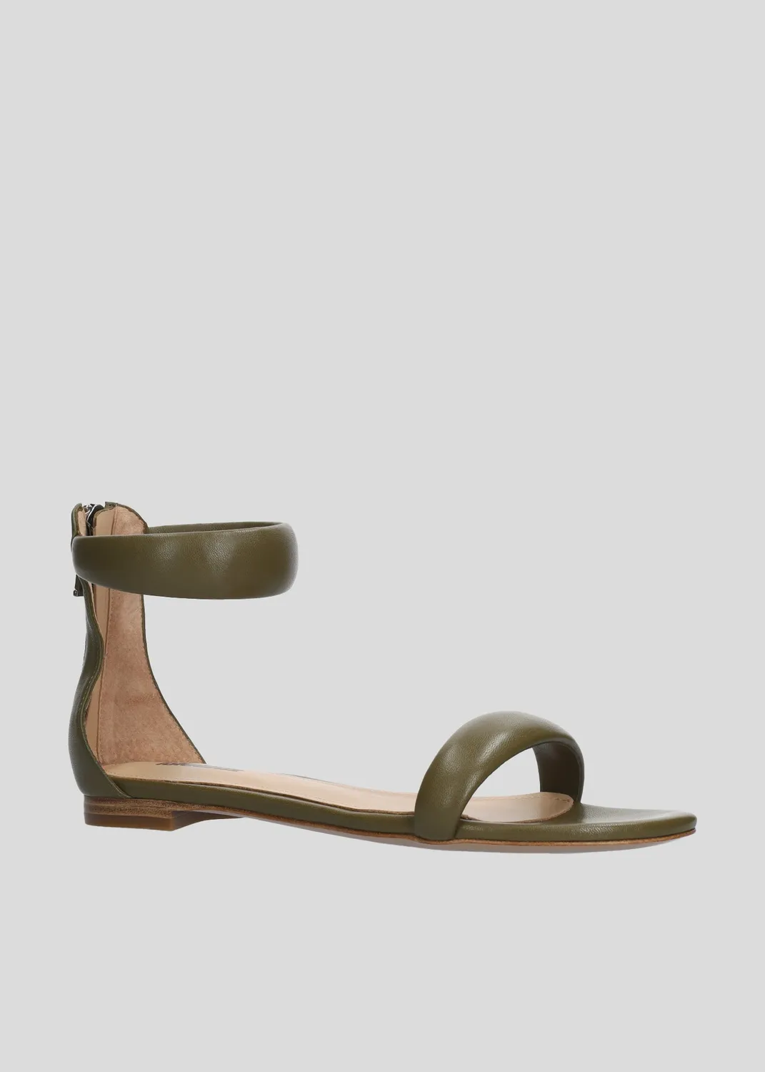 Lola Cruz Amy sandales plates kaki 35-42