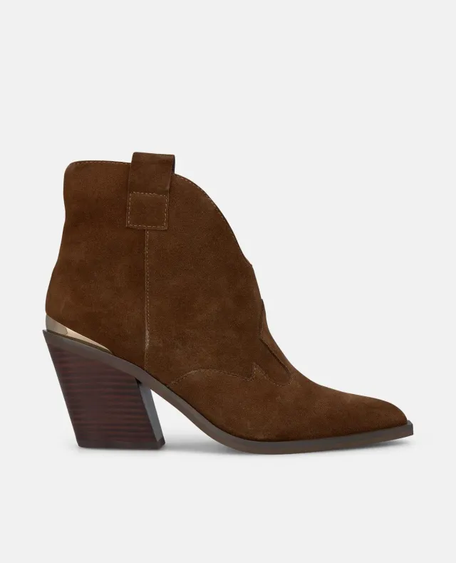 Alma en Pena I2552607 bottines cowboy camel talon 8cm