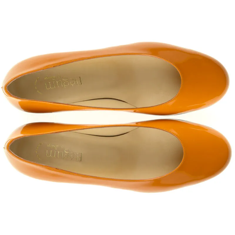 Bégum Paris Echo escarpin mandarine petit talon 4 cm