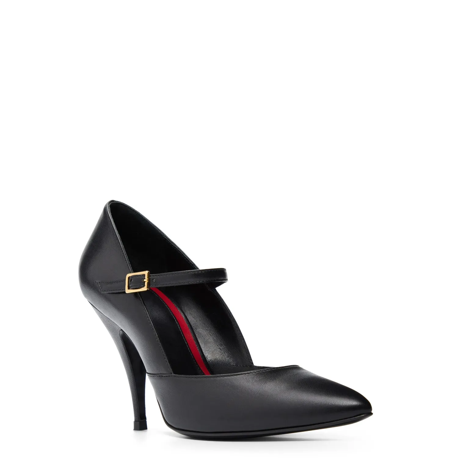 Maison Ernest Isabelle 100 escarpin noir cuir mat talon 10 cm