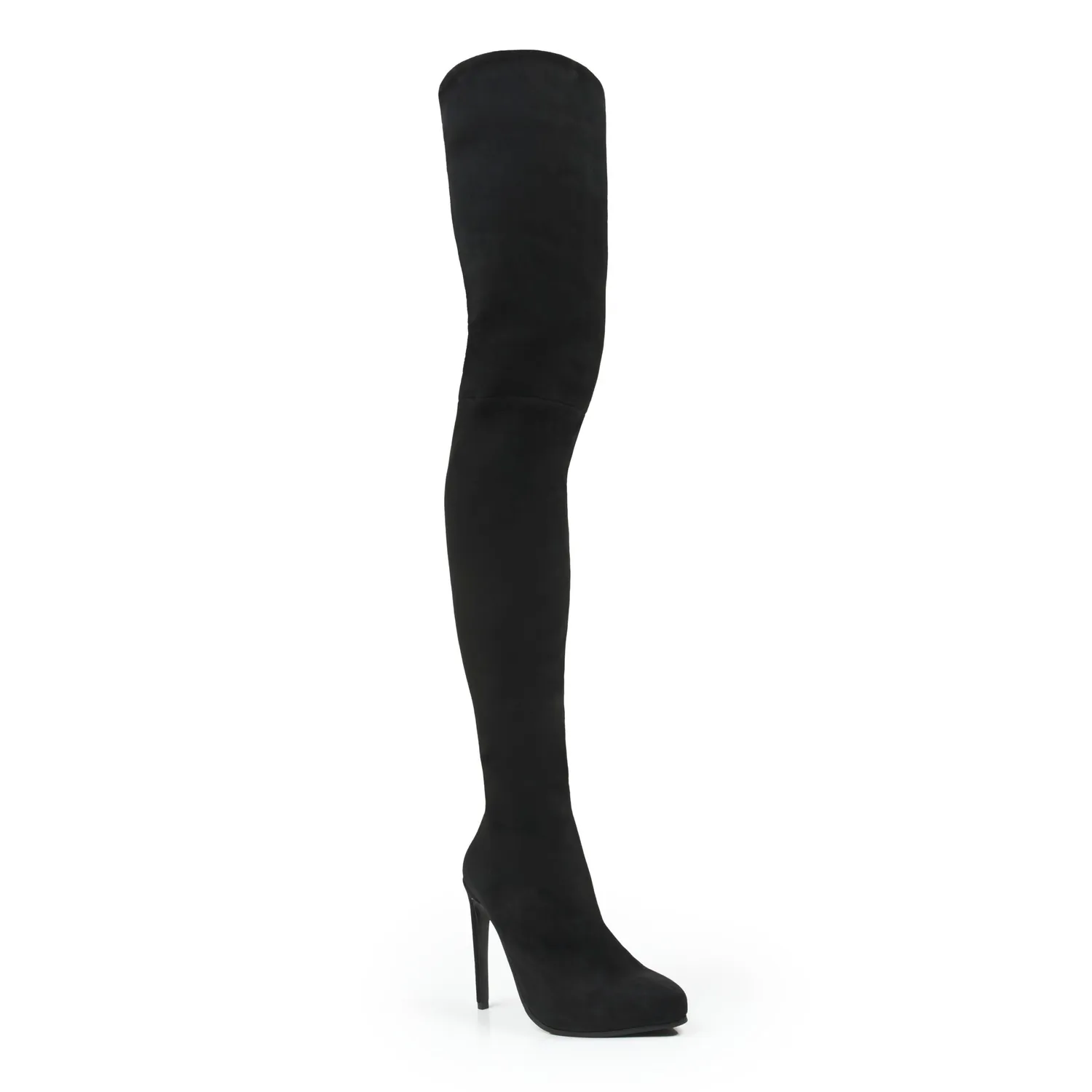 Maison Ernest Rêverie 120 cuissardes noir cuir velours