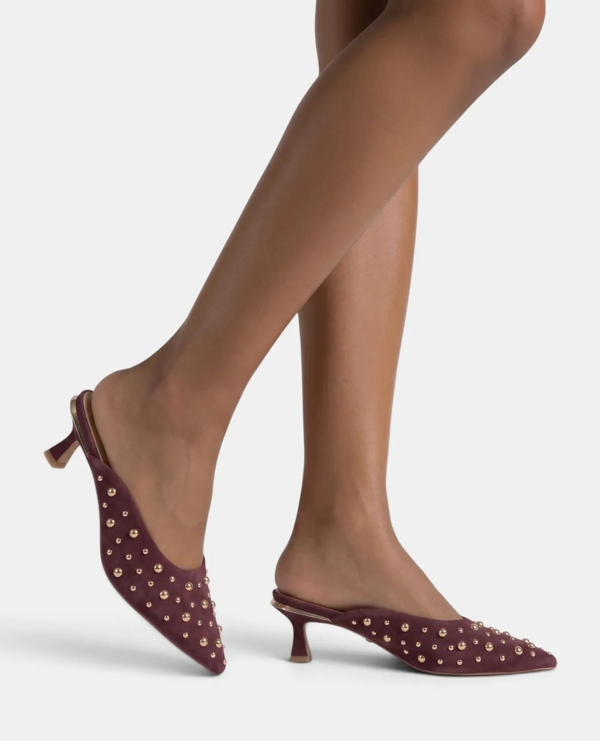 Alma en Pena I260225 mules bordeaux ante 6 cm