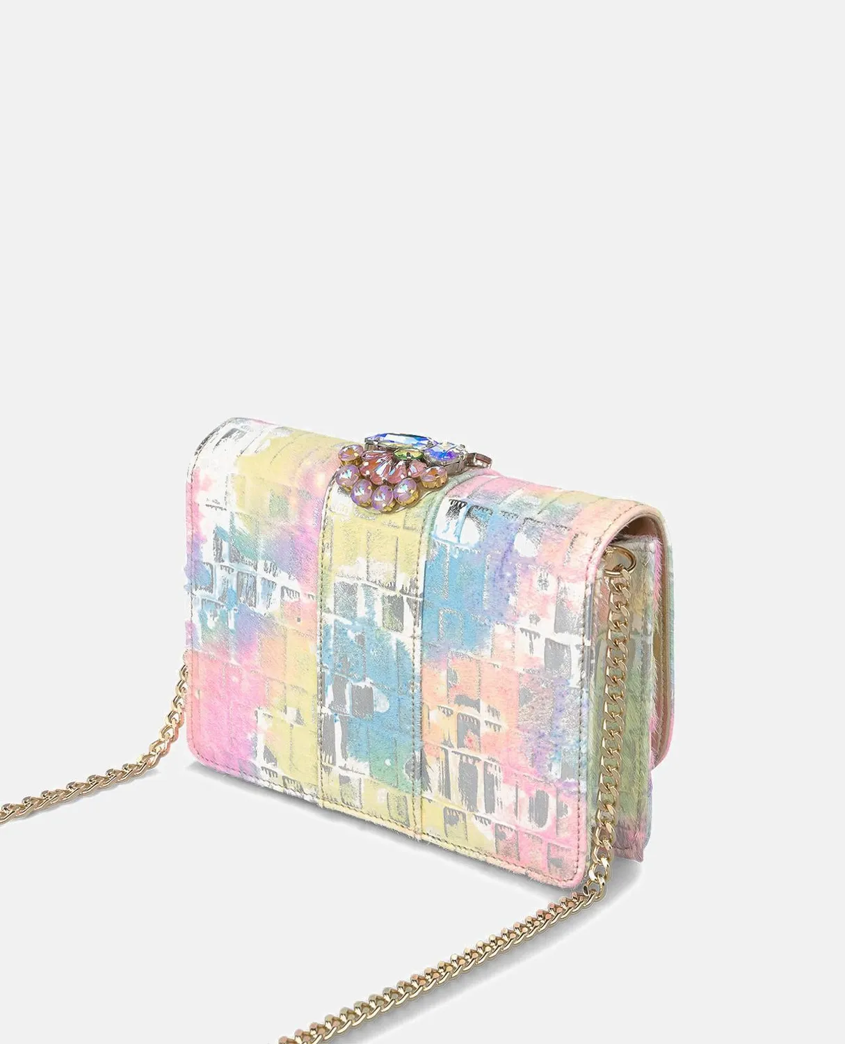 Alma en Pena BG103 sac bandoulière cuir multicolore