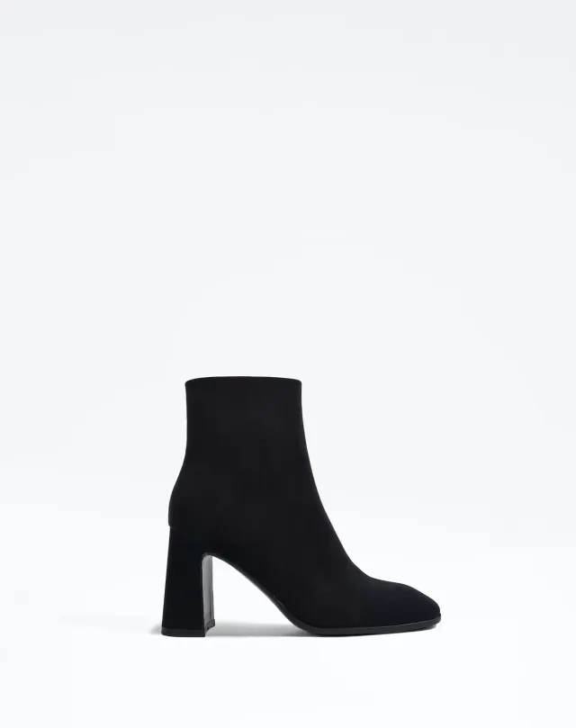 Mi/Mai Kruger High Black Mat bottines cuir mat