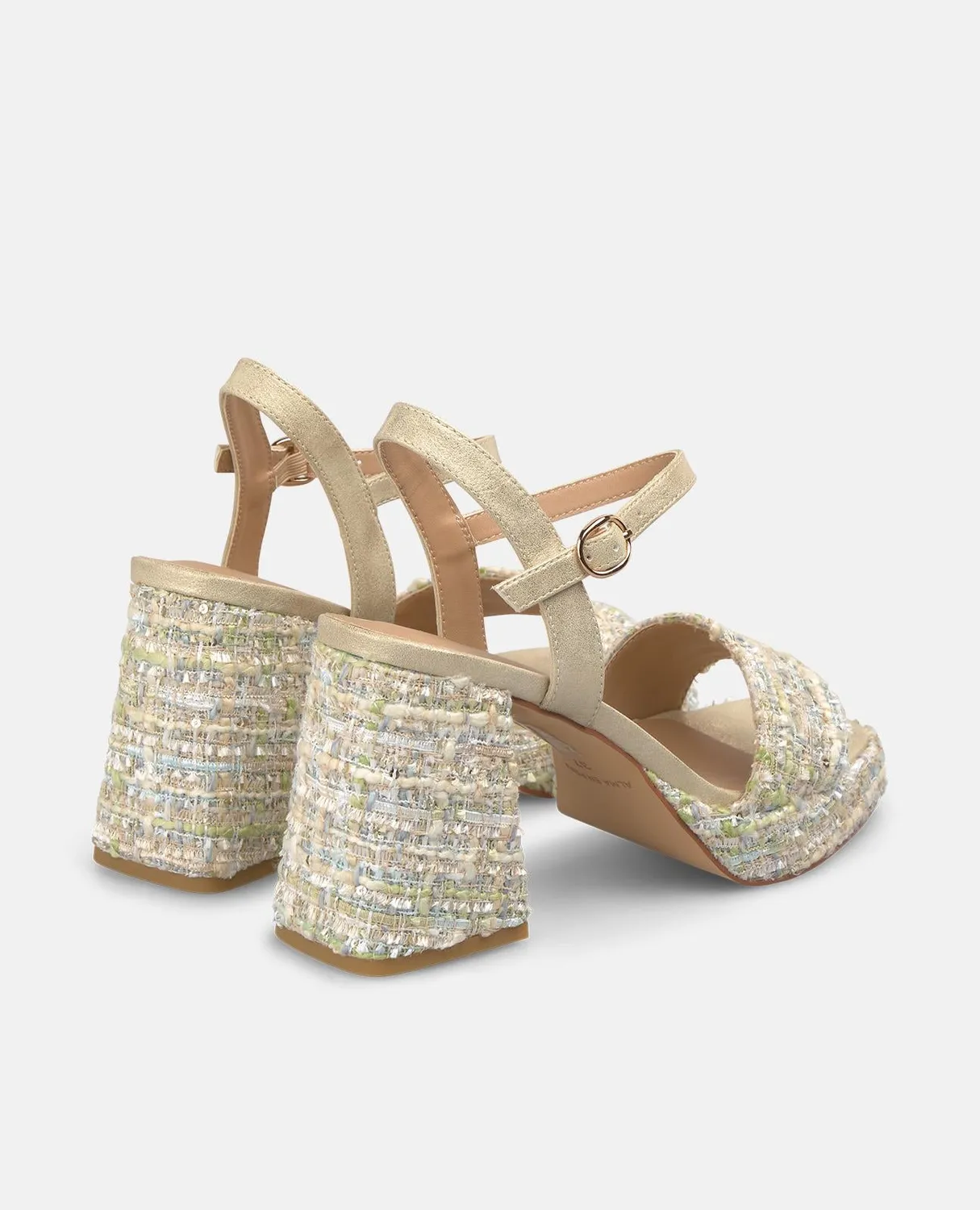 Alma en Pena V2650300 sandales jeans talon 9 cm