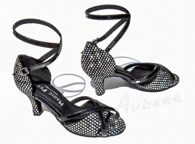 Magic Feet Aubree escarpins danse latine cuir