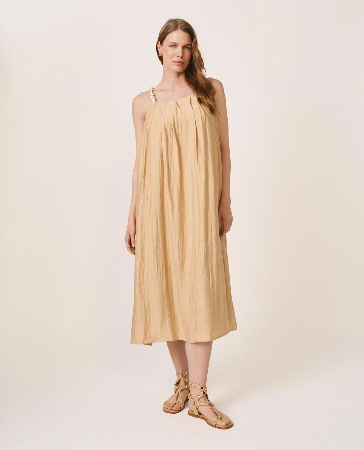 Alma en Pena V26CL0216 robe longue champagne