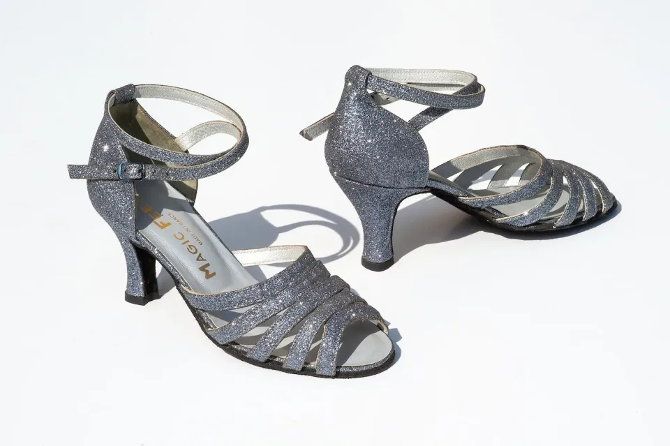 Magic Feet Angie chaussures danse latine cuir