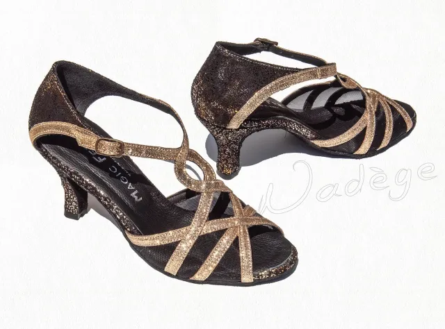 Magic Feet Nadège chaussures danse latine femme cuir