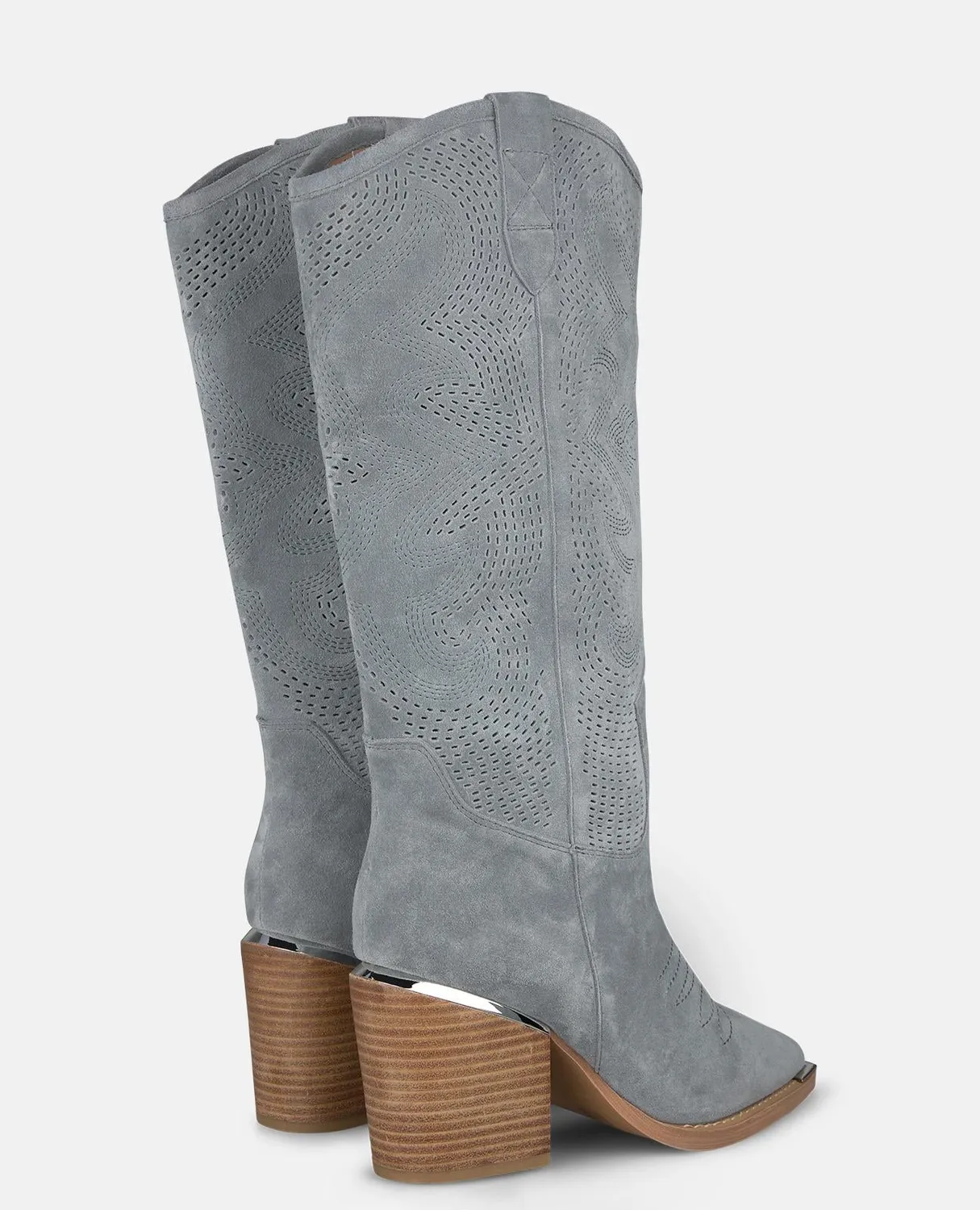 Alma en Pena V260103 bottes cowboy jean talon 7,5 cm
