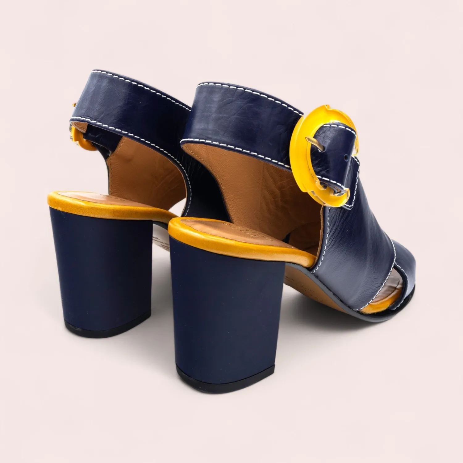 Karine Arabian Danielle sandales cuir 39 talon 80 mm