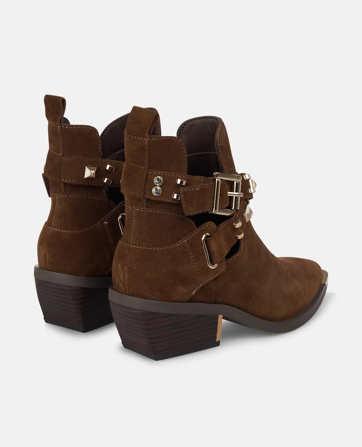 Alma en Pena I250913 bottines camel plates talon 4,5 cm