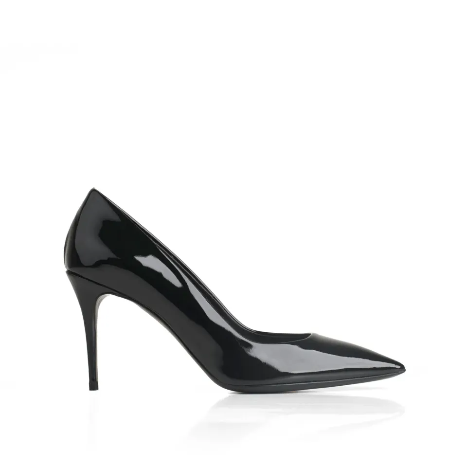 Maison Ernest Voltige 85 escarpins noir vernis