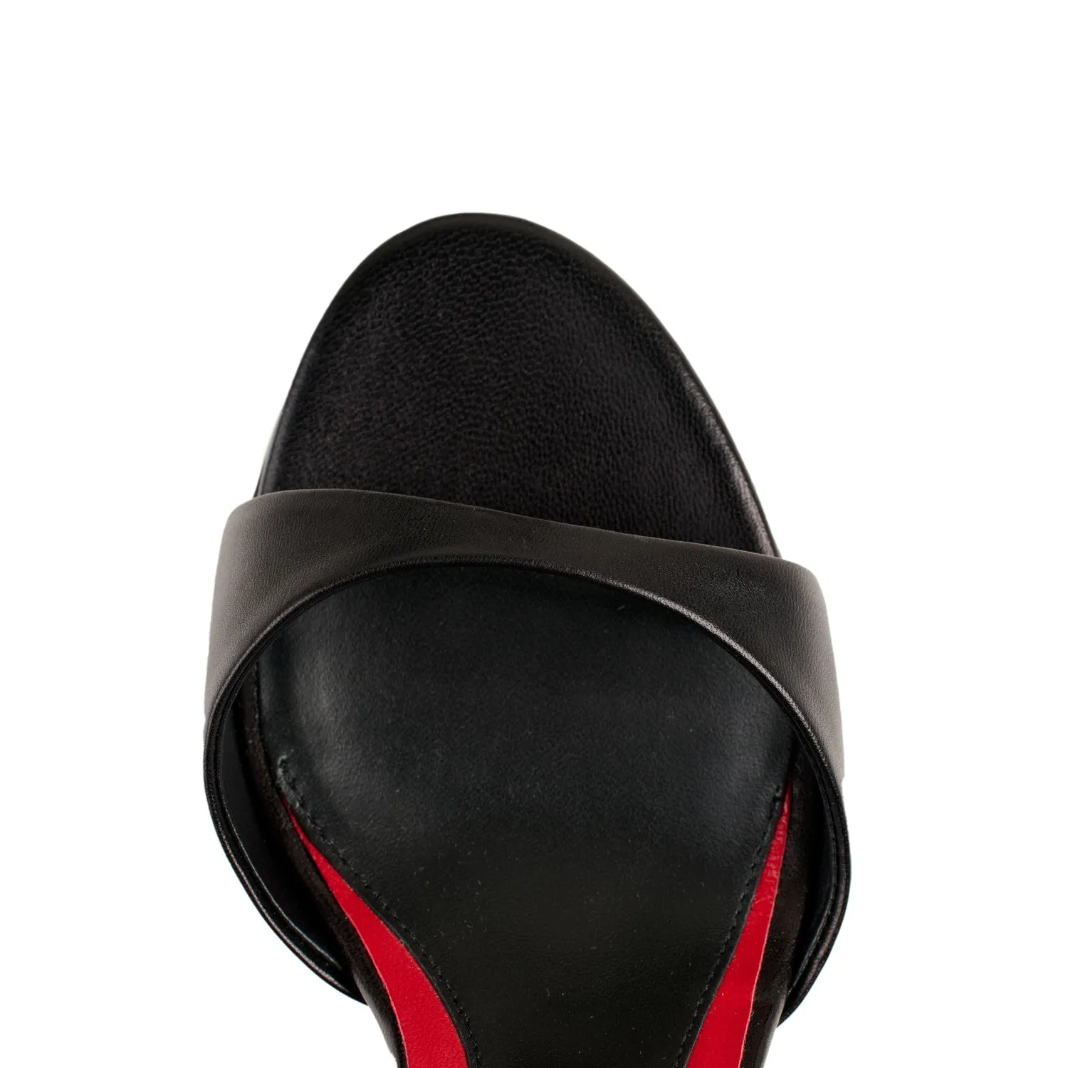 Maison Ernest Lidylle 100 mules cuir mat noir
