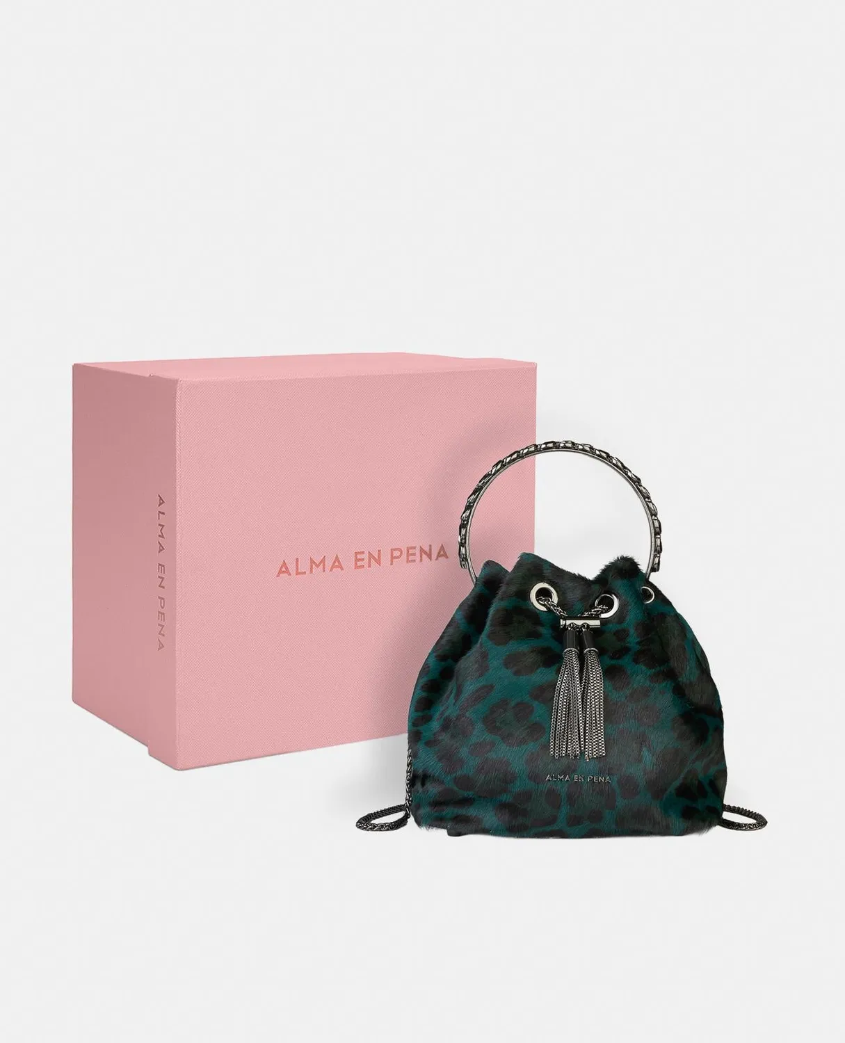 Alma en Pena BG110 sac bombonera cuir soirée