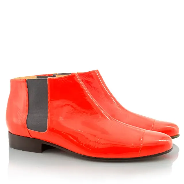 Bégum Paris Lucrèce Vogue mandarine boots 2 cm