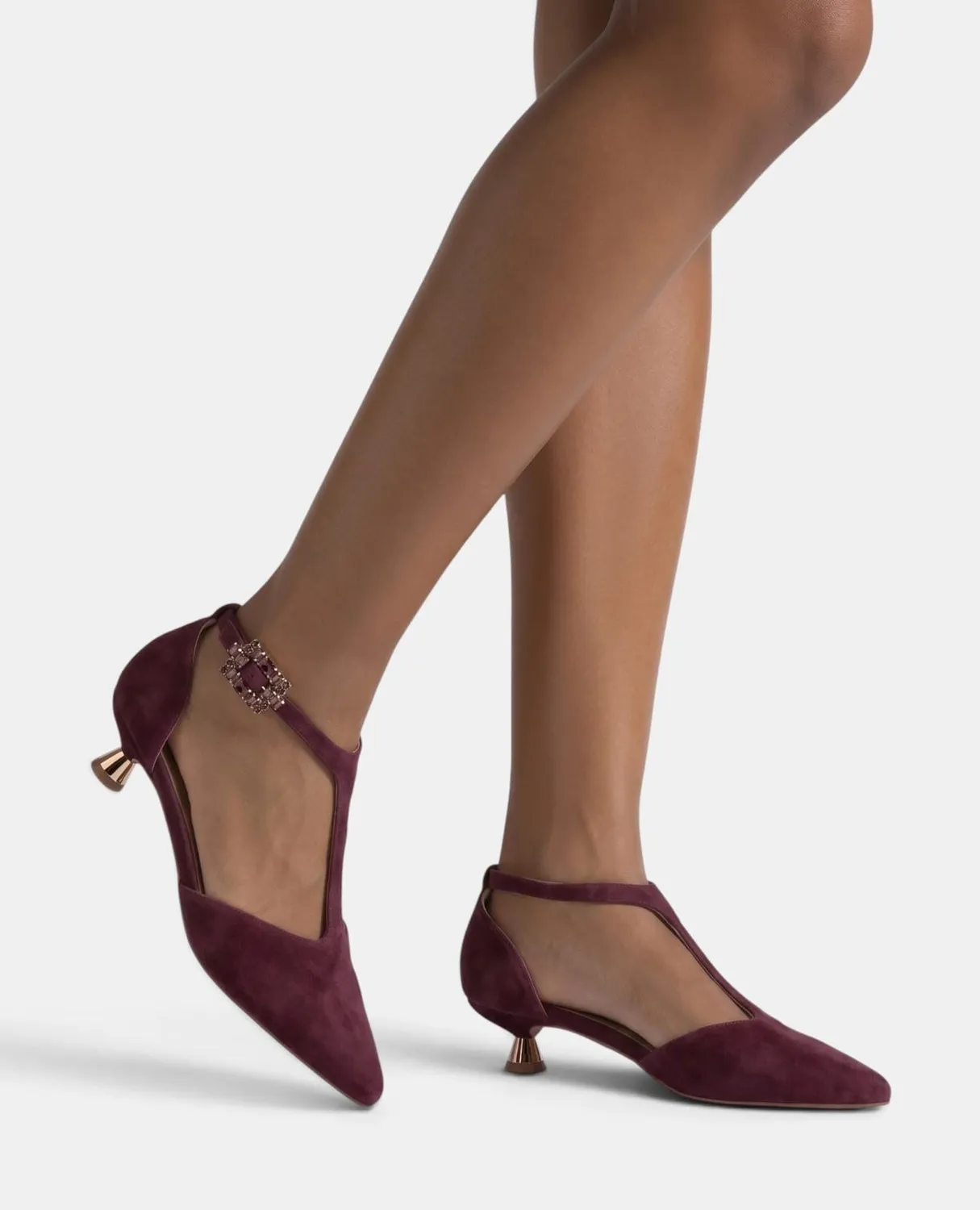 Alma en Pena I260202 escarpins bordeaux talon 4 cm