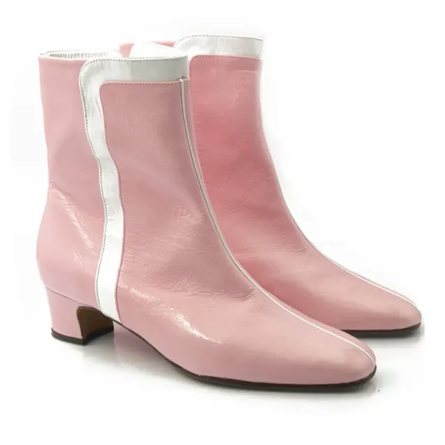 Bégum Paris Chéri Vogue bottines rose vernis