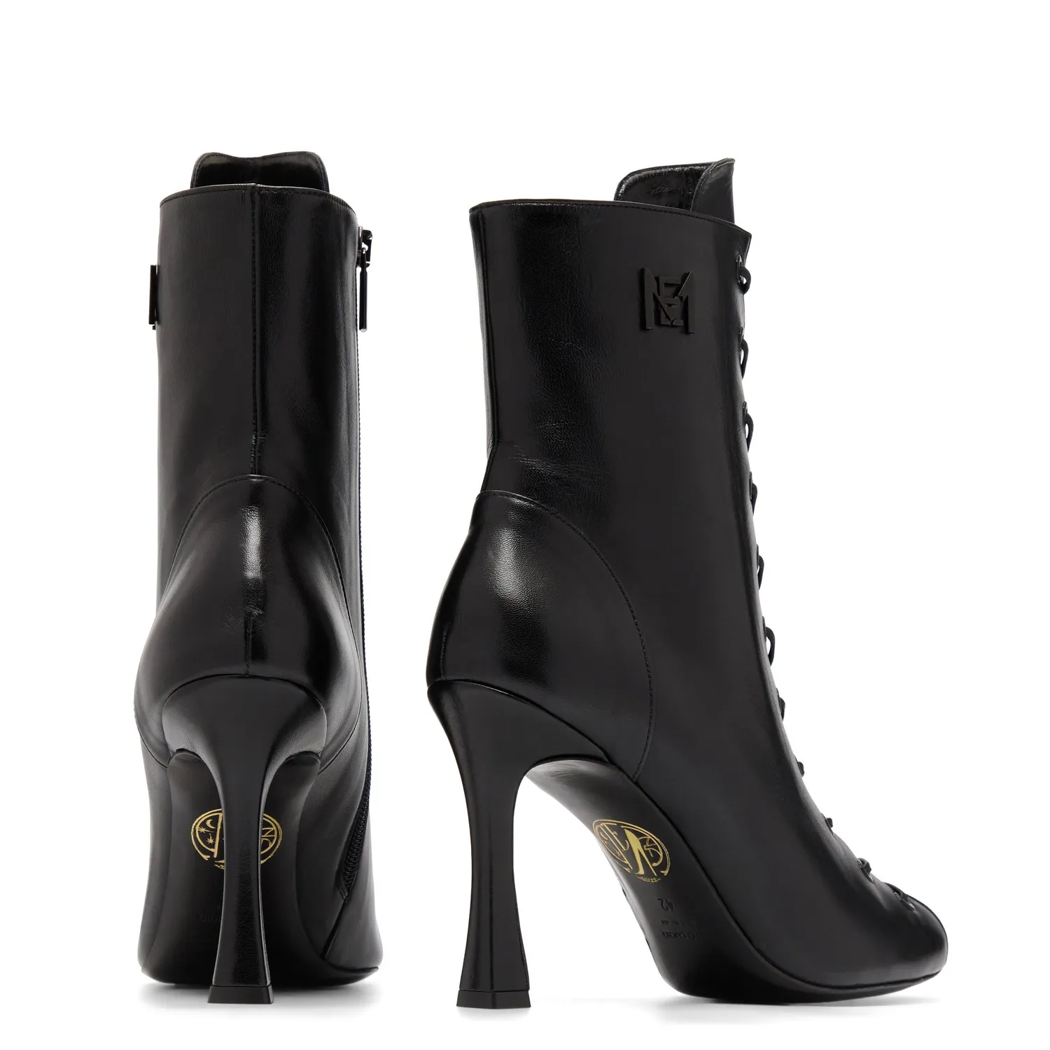 Maison Ernest Bandit 95 bottines noir cuir mat