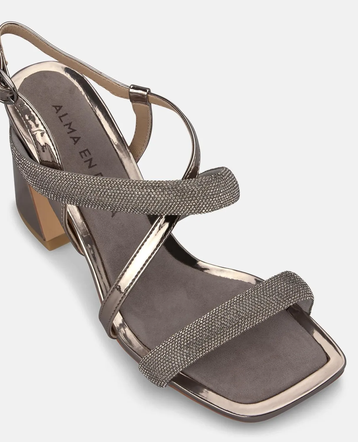 Alma en Pena V262351 sandales bronze strass talon 9,8 cm