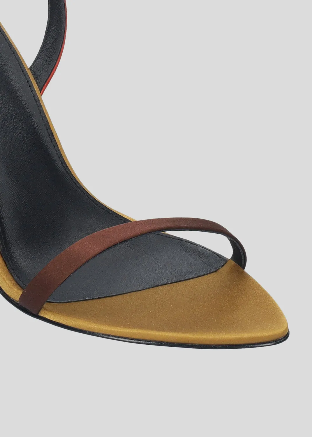 Lola Cruz Nena 90 sandales moutarde talon 9 cm