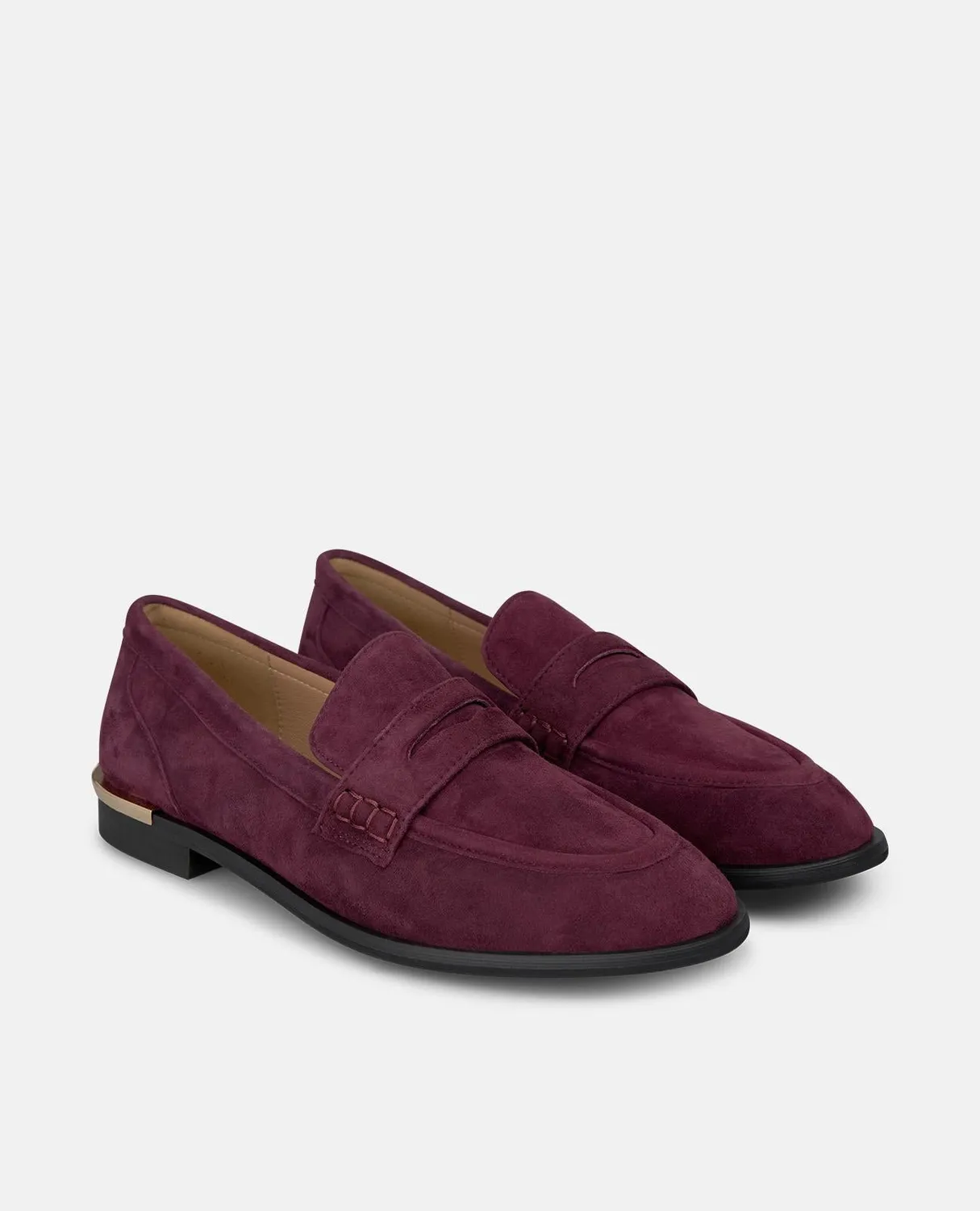 Alma en Pena I260120C mocassins bordeaux cuir 2cm